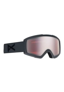 MASCHERA SNOWBOARD ANON HELIX 2.0 W/SPARE STEALTH SILVER AMBER U