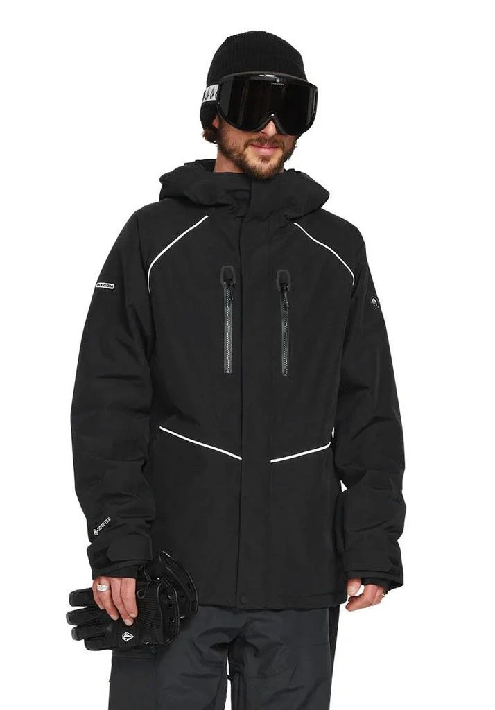 GIACCA SNOWBOARD VOLCOM TDS 2L GORE-TEX JACKET BLACK 3 GIACCA SNOWBOARD VOLCOM TDS 2L GORE-TEX JACKET BLACK - immagine 3