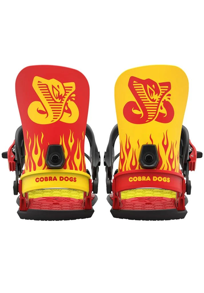 ATTACCHI SNOWBOARD UNION UCH COBRA DOGS 2023 YELLOW RED 3 ATTACCHI SNOWBOARD UNION UCH COBRA DOGS 2023 YELLOW RED - immagine 3