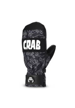 GUANTI SNOWBOARD CRAB GRAB PUNCH MITT CRAB DOODLE BLACK