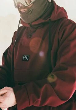GIACCA SNOWBOARD BRETHREN SOFTSHELL ANORAK MALBEC -Vendite Volcom || Anon || Red Bull AC14521MLBC 2