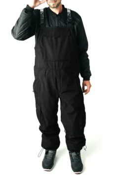 PANTALONI SNOWBOARD BRETHREN SOFTSHELL BIB PANTS DARKSIDE -Vendite Volcom || Anon || Red Bull AC14523DKSD 2