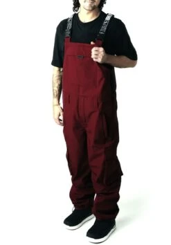 PANTALONI SNOWBOARD BRETHREN SOFTSHELL BIB PANTS MALBEC -Vendite Volcom || Anon || Red Bull AC14523MLBC 2