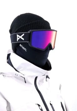 MASCHERA SNOWBOARD ANON M3 MFI BLACK PERCEIVE SUN RED U -Vendite Volcom || Anon || Red Bull AC14537PCVSNRD 2