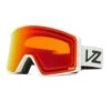 MASCHERA SNOWBOARD VONZIPPER MACH VFS WHITE GLOSS FIRE CHROME U