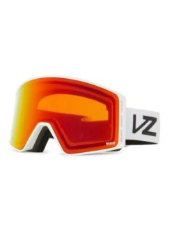 MASCHERA SNOWBOARD VONZIPPER MACH VFS WHITE GLOSS FIRE CHROME U