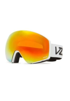 MASCHERA SNOWBOARD VONZIPPER JETPACK WHITE GLOSS FIRE CHROME U