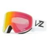 MASCHERA SNOWBOARD VONZIPPER ENCORE WHITE GLOSS FIRE CHROME U