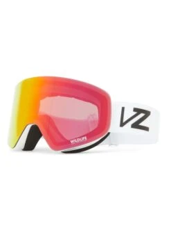MASCHERA SNOWBOARD VONZIPPER ENCORE WHITE GLOSS FIRE CHROME U