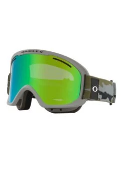 MASCHERA SNOWBOARD OAKLEY O FRAME 2.0 PRO XM GREY BRUSH CAMO JADE IRIDIUM PERSIMMON U