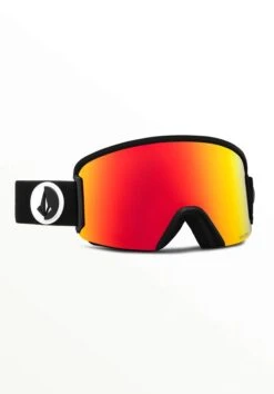 MASCHERA SNOWBOARD VOLCOM GARDEN GLOSS BLACK +BL RED CHROME U