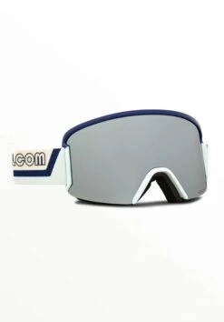 MASCHERA SNOWBOARD VOLCOM GARDEN DARK BLUE OFF WHITE SKY +BL SILVER CHROME U