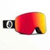 MASCHERA SNOWBOARD VOLCOM ODYSSEY GLOSS BLACK +BL RED CHROME U