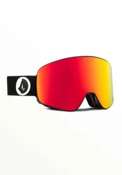 MASCHERA SNOWBOARD VOLCOM ODYSSEY GLOSS BLACK +BL RED CHROME U