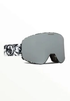 MASCHERA SNOWBOARD VOLCOM ODYSSEY OP ART +BL SILVER CHROME U