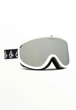 MASCHERA SNOWBOARD VOLCOM FOOTPRINTS WHITE RERUN SILVER CHROME U
