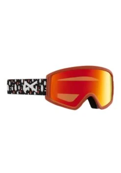 MASCHERA SNOWBOARD ANON TRACKER 2.0 TREES RED SOLEX U
