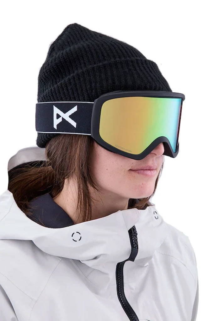 MASCHERA SNOWBOARD ANON INSIGHT BLACK PERCEIVE VARIABLE GREEN U 2 MASCHERA SNOWBOARD ANON INSIGHT BLACK PERCEIVE VARIABLE GREEN U - immagine 2