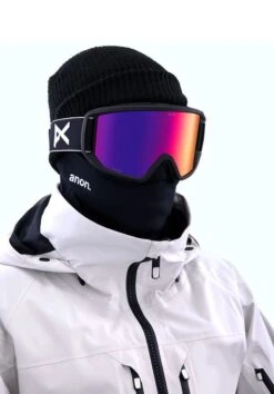 MASCHERA SNOWBOARD ANON RELAPSE BLACK PERCEIVE SUNNY RED U -Vendite Volcom || Anon || Red Bull ac14188pcsnrdu 1