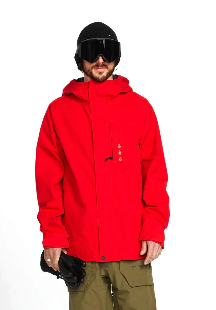 GIACCA SNOWBOARD VOLCOM DUA INS GORE JACKET RED 3 GIACCA SNOWBOARD VOLCOM DUA INS GORE JACKET RED - immagine 3