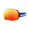 MASCHERA SNOWBOARD RED BULL MAGNETRON MATT RED – RED WHITE BLUE HEADBAND BROWN WITH RED MIRROR U