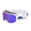 MASCHERA SNOWBOARD RED BULL MAGNETRON SLICK WHITE BLUE SMOKE WITH BLUE MIRROR U