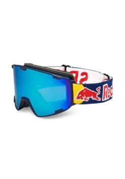 MASCHERA SNOWBOARD RED BULL PARK DARK BLUE BLUE SMOKE WITH BLUE MIRROR U
