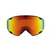 MASCHERA SNOWBOARD RED BULL PARK BLACK RED ORANGE WITH RED MIRROR U