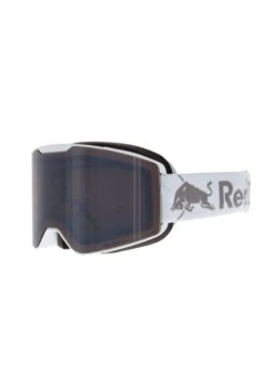 MASCHERA SNOWBOARD RED BULL RAIL WHITE SILVER ORANGE WITH SILVER FLASH U