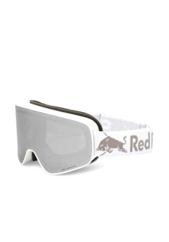 MASCHERA SNOWBOARD RED BULL RUSH WHITE SILVER ORANGE WITH SILVER FLASH U