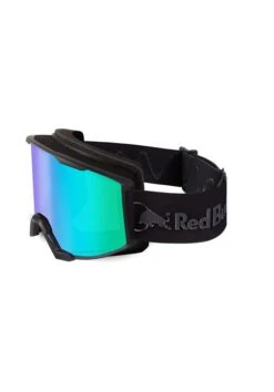 MASCHERA SNOWBOARD RED BULL SOLO BLACK GREEN ROSE WITH GREEN MIRROR U