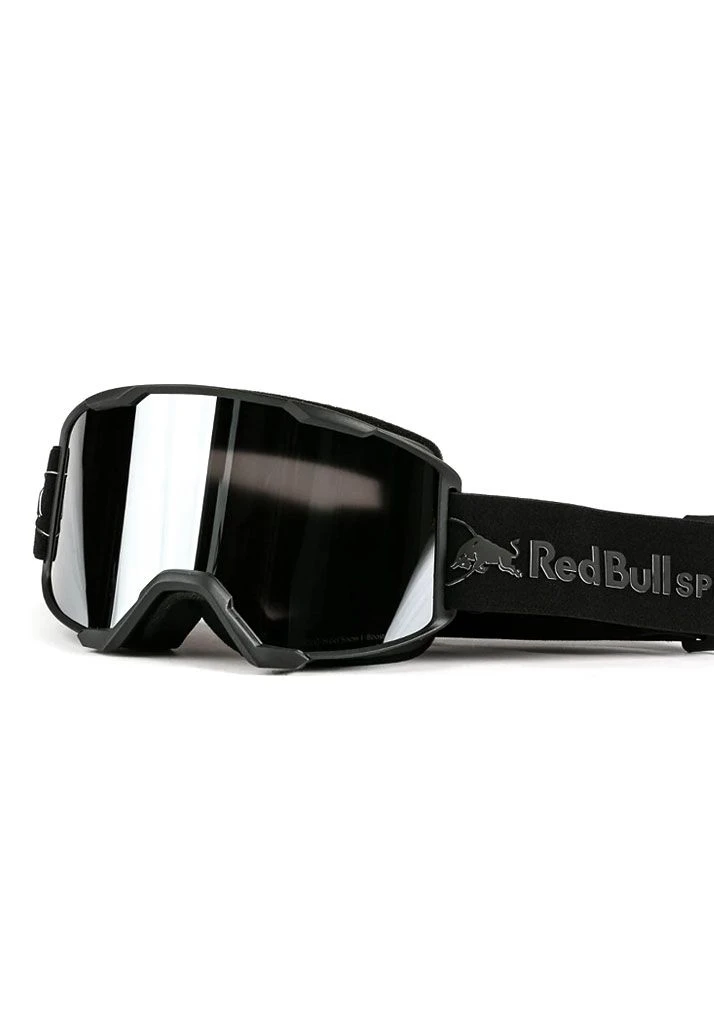MASCHERA SNOWBOARD RED BULL SOLO BLACK SMOKE GRADIENT WITH SILVER FLASH U 1 MASCHERA SNOWBOARD RED BULL SOLO BLACK SMOKE GRADIENT WITH SILVER FLASH U
