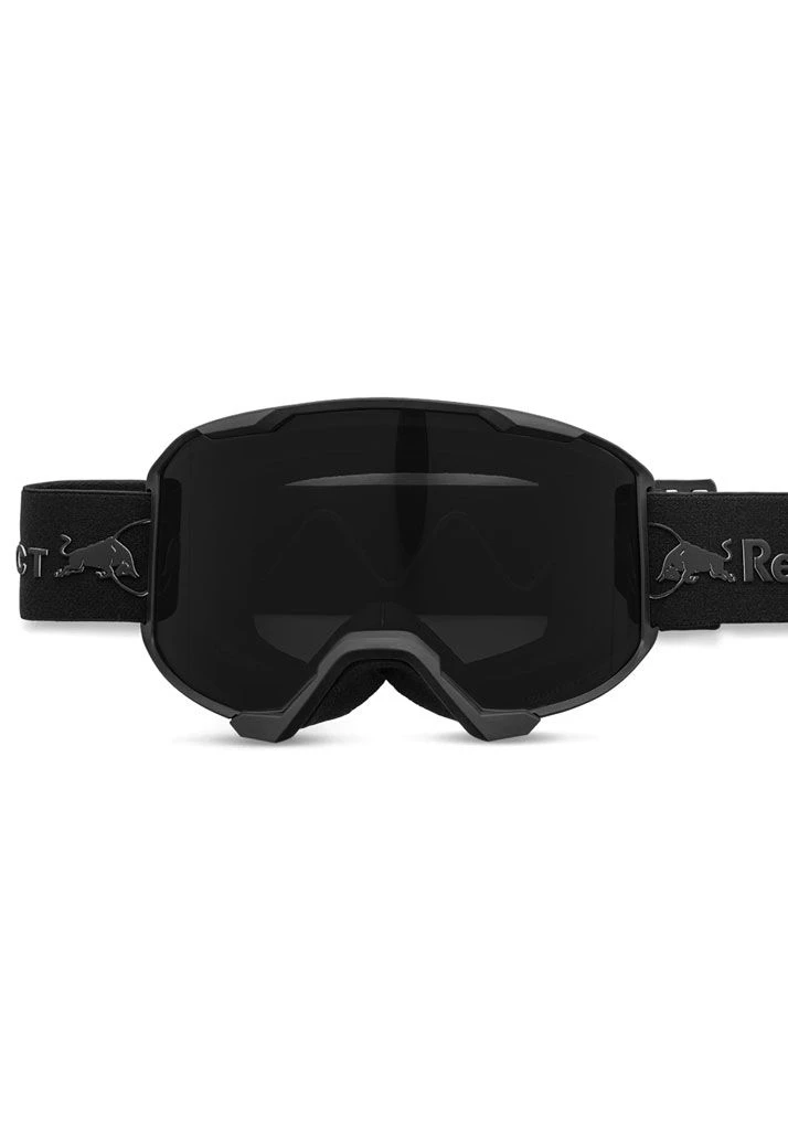 MASCHERA SNOWBOARD RED BULL SOLO BLACK SMOKE GRADIENT WITH SILVER FLASH U 2 MASCHERA SNOWBOARD RED BULL SOLO BLACK SMOKE GRADIENT WITH SILVER FLASH U - immagine 2