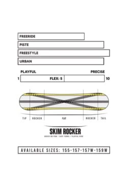 TAVOLA SNOWBOARD BOREALIS TAIGA 2023 -Vendite Volcom || Anon || Red Bull ac14478uu 2